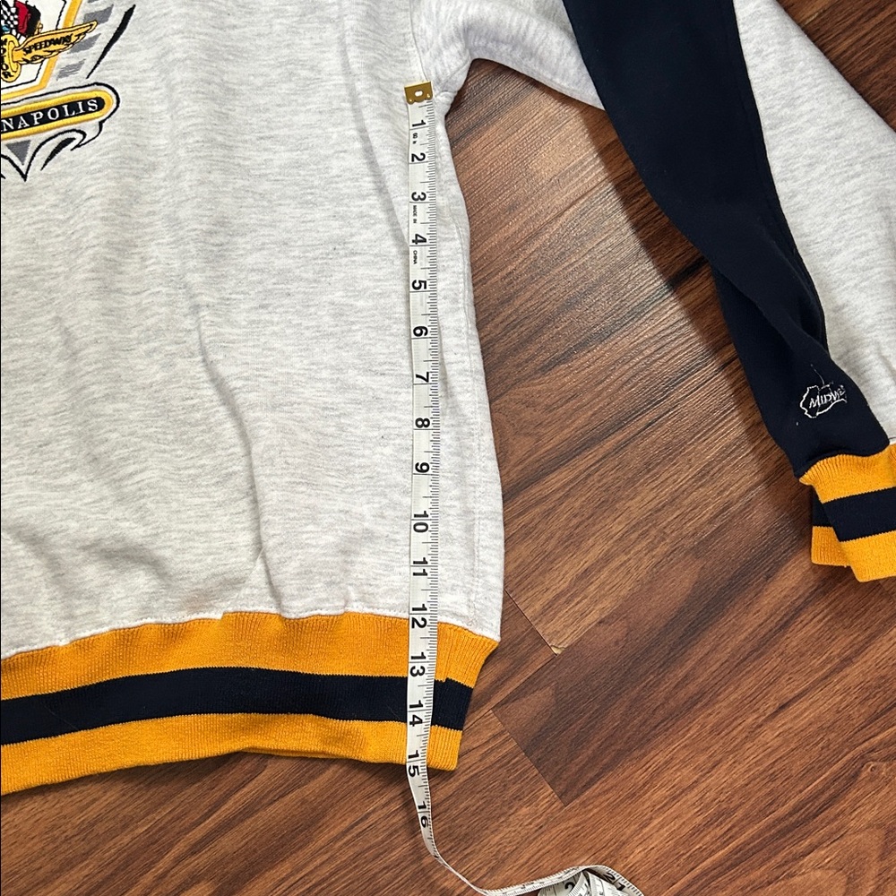 Indy 500 Indianapolis Motor Speedway Vintage Hoodie Sweatshirt Large Gray Nascar - Picture 4 of 7